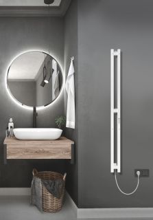 Полотенцесушитель электрический Indigo Style Pro LSPRE120-10WMRt 120x10 см белый матовый